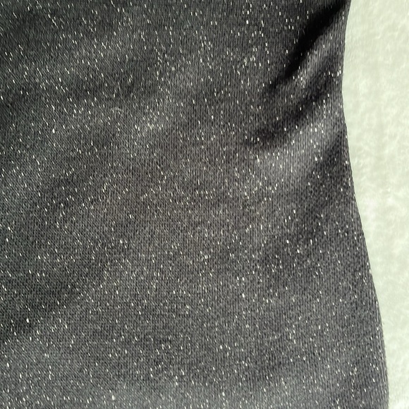 St. John Sport Madison Red Multi women’s size P beaded scoop neck black sweater - Picture 7 of 16